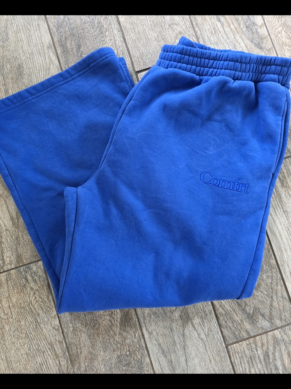 Comfrt Royal Blue Wideleg Sweatpants Mens Womens Sz 3xl